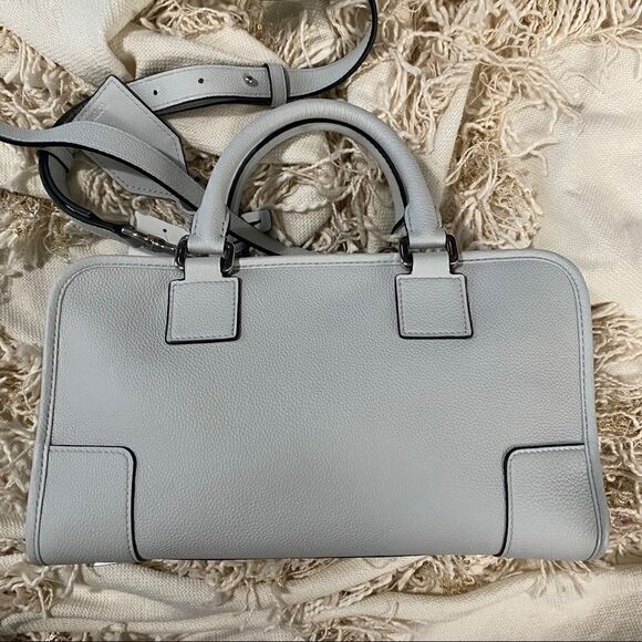 Loewe Amazona 28 Tote Bag in Light Blue - Picture 8 of 14
